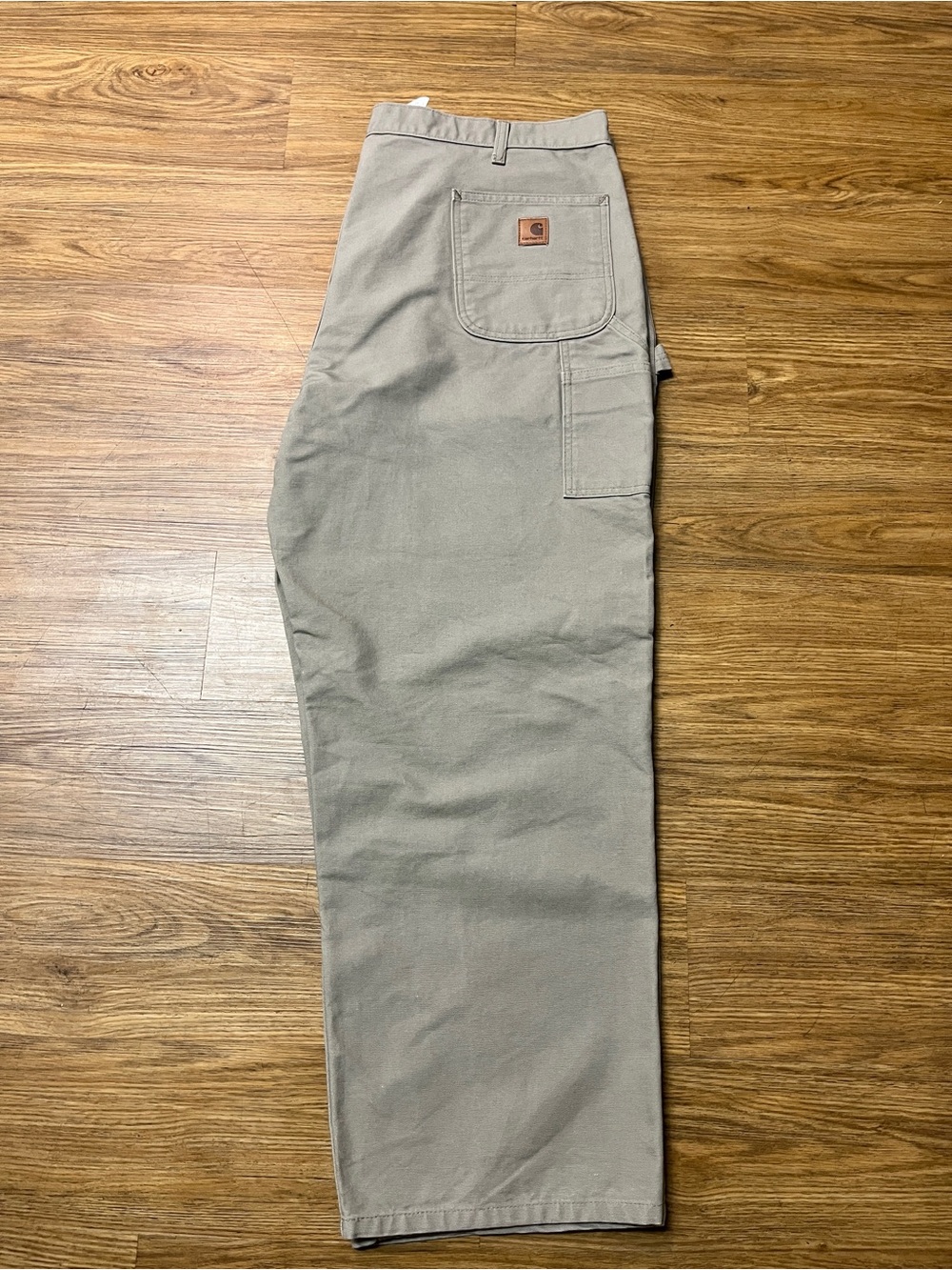Carhartt B11 Desert Tan Washed Duck Dungaree Work Pants Utility Cargo 44x30